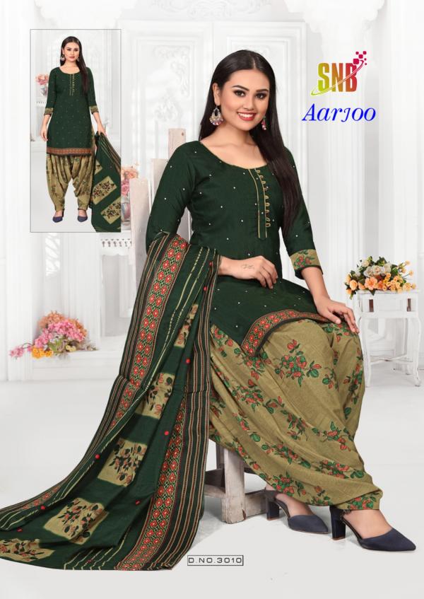 Snb Ajroo Vol-3 indo cotton Readymade With Inner Suit